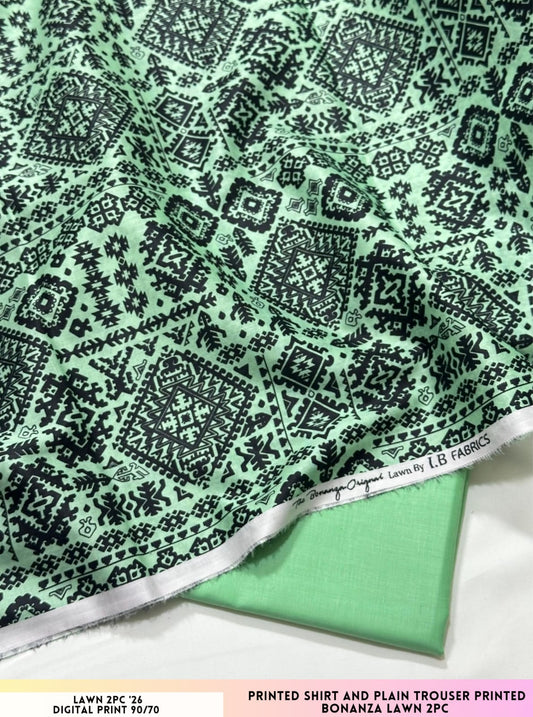 Bonanza Satrangi Lawn 2PC