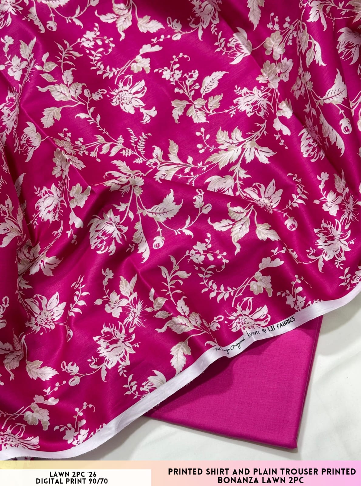 Bonanza Satrangi Lawn 2PC