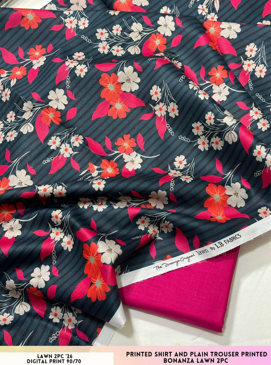 Bonanza Satrangi Lawn 2PC