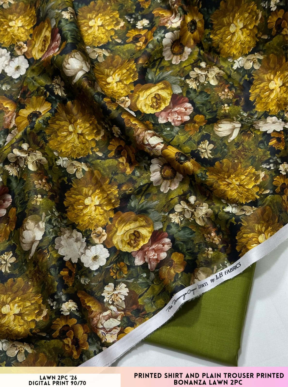 Bonanza Satrangi Lawn 2PC