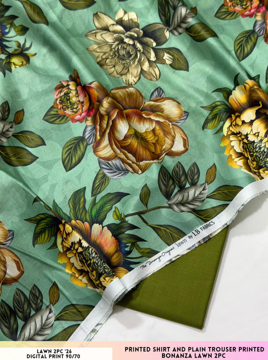 Bonanza Satrangi Lawn 2PC