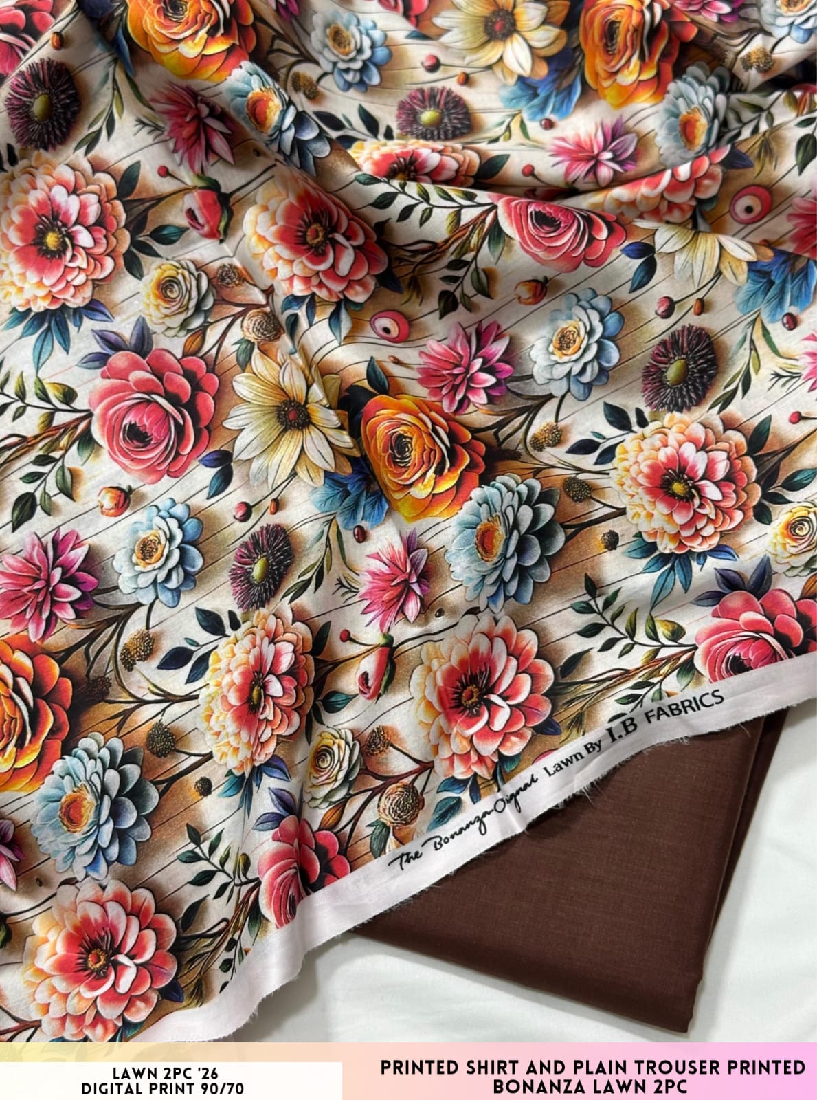 Bonanza Satrangi Lawn 2pc