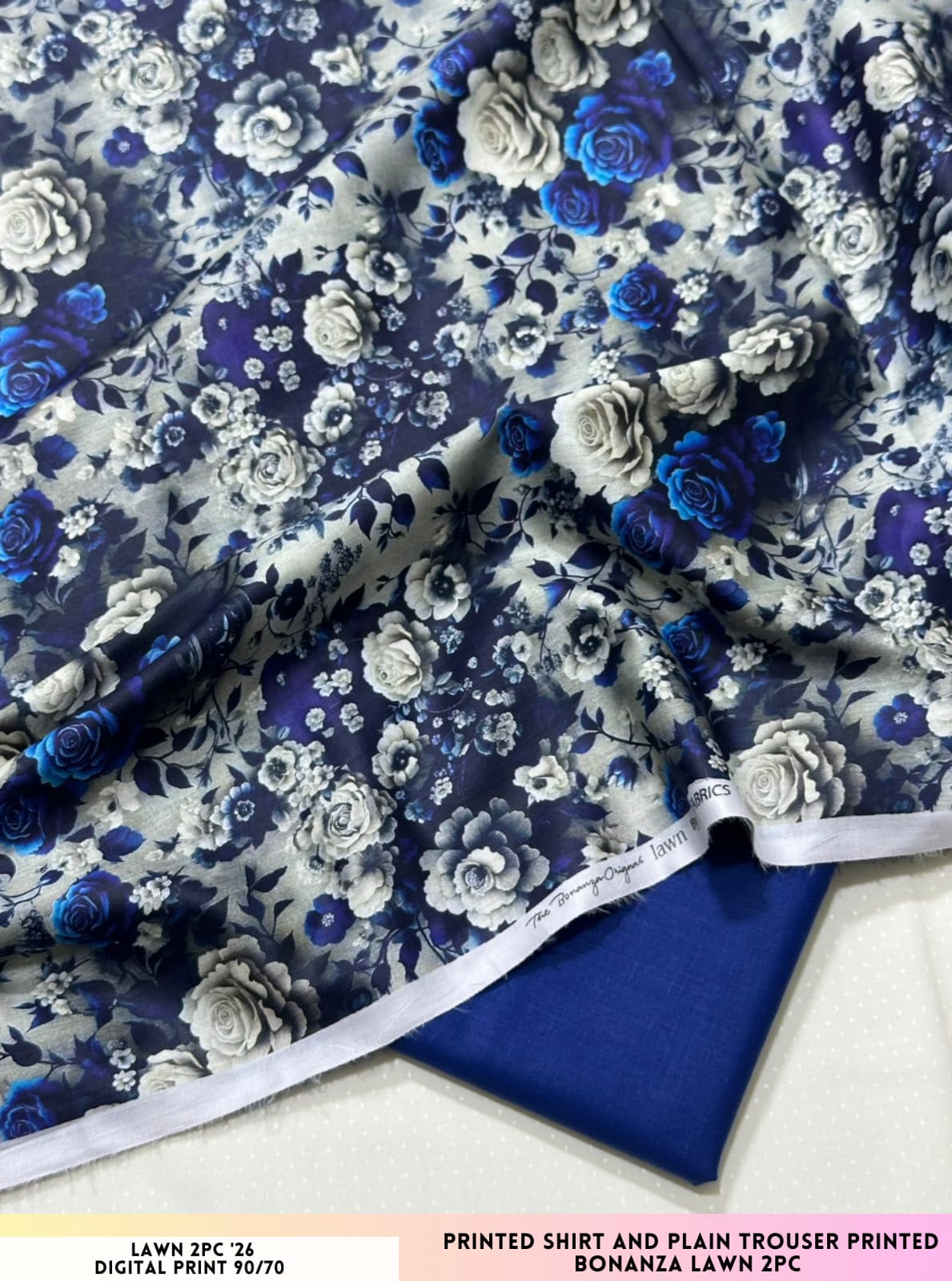 Bonanza Satrangi Lawn 2PC