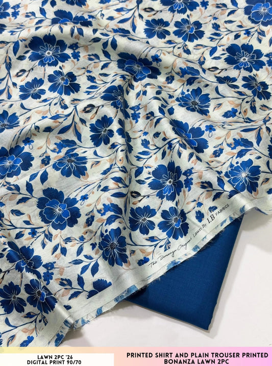 Bonanza Satrangi Lawn 2PC