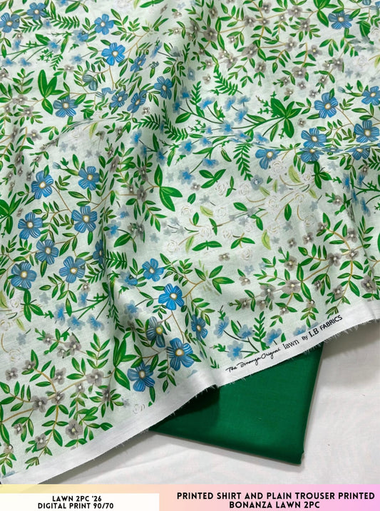 Bonanza Satrangi Lawn 2PC