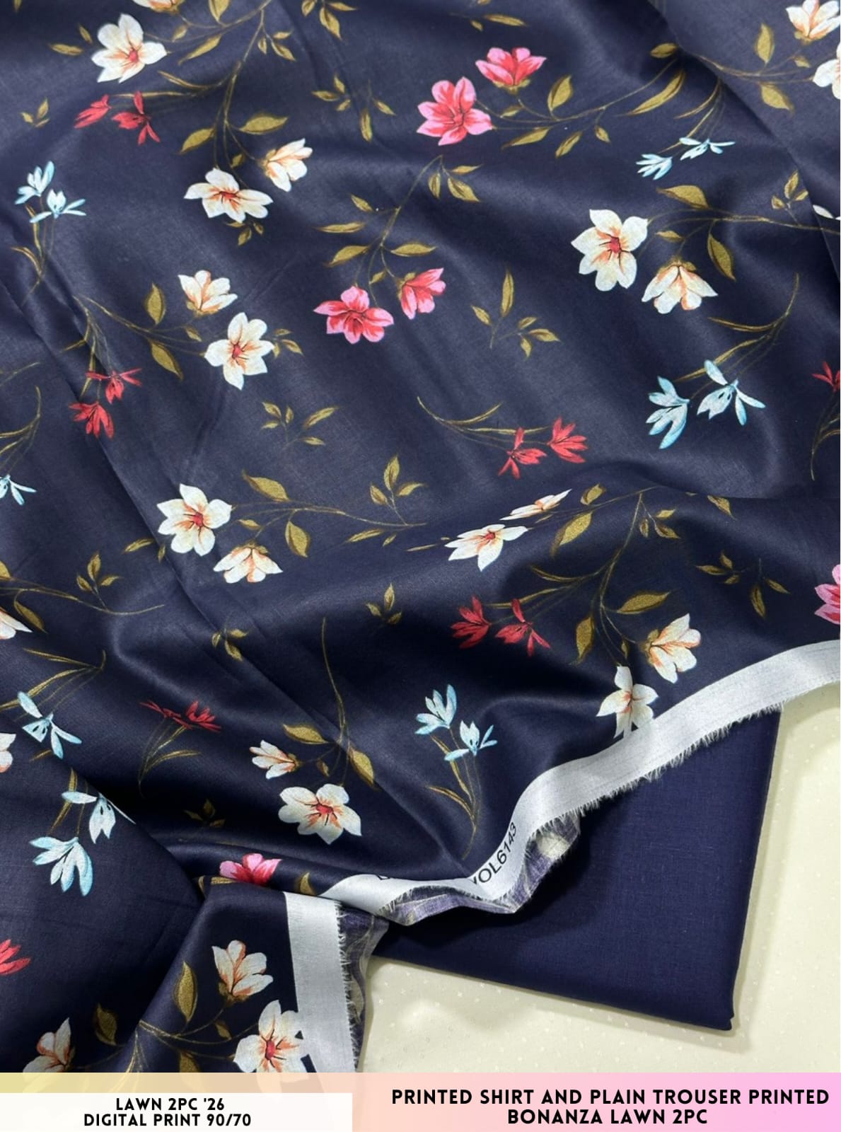 Bonanza Satrangi Lawn 2PC