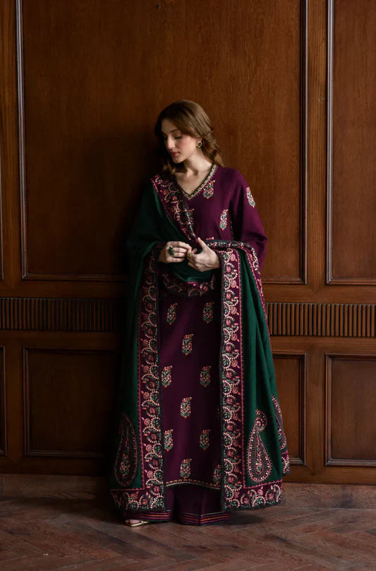 Zaib-Unstitch 3Pc | Premium Luxury Lawn | Summer Season